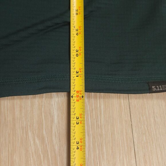5.11 Tactical Stratos 1/4 Zip Pullover 2XL Green Lightweight Performance Tech - Picture 8 of 9